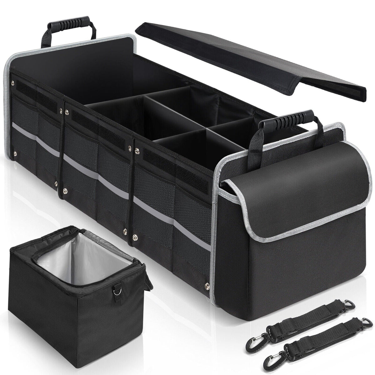 SUV Storage Multi Compartment Trunk Organizer Cargo for Truck US Car Container