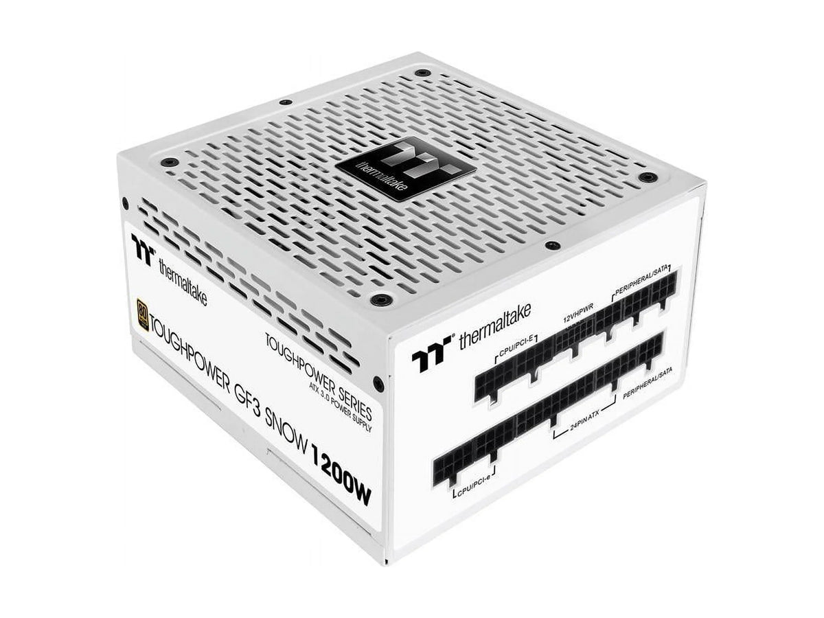 10 Snow Ready SLI/Crossfire 3.0 Included, PS-TPD-1200FNFAGU-N, PCIe Thermaltake Connector Gen.5 Standard 12VHPWR Edition Toughpower Year Modular Warranty Gold Supply, Power 600W 80+ 1200W ATX Full GF3