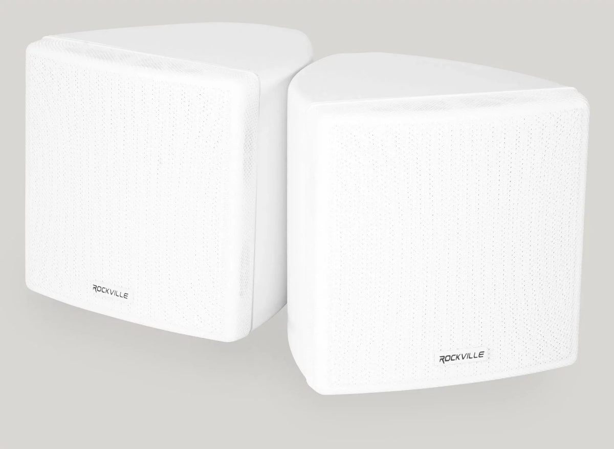 6-Zone JBL 3.5" Cube+2) Restaurant/Bar Amp+6) for and Speakers Ceiling White Pendant