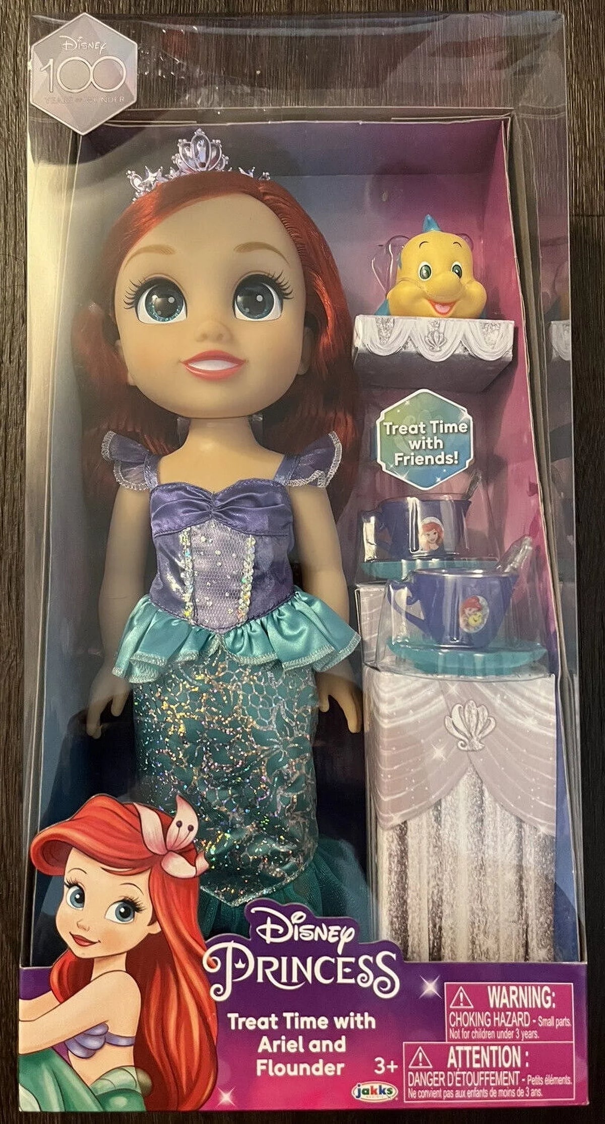 Flounder with Time Ariel Princess Treat and Doll Disney