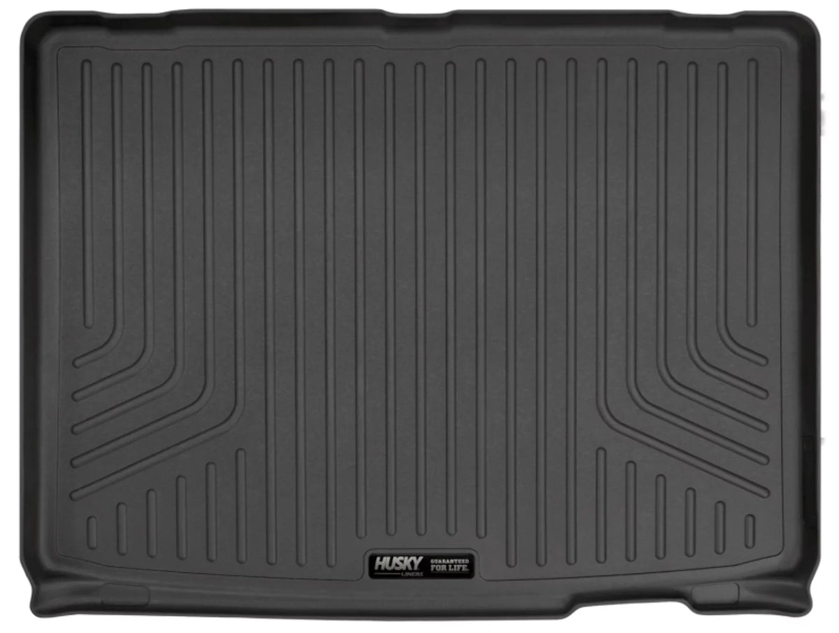2nd RealTruck folded Black by Yukon; Cadillac with Series back Seat Weatherbeater Compatible Escalade/Chevrolet Husky row 2nd over flat 15-20 3rd of Tahoe/GMC Cargo fits Behind row Seats Liner
