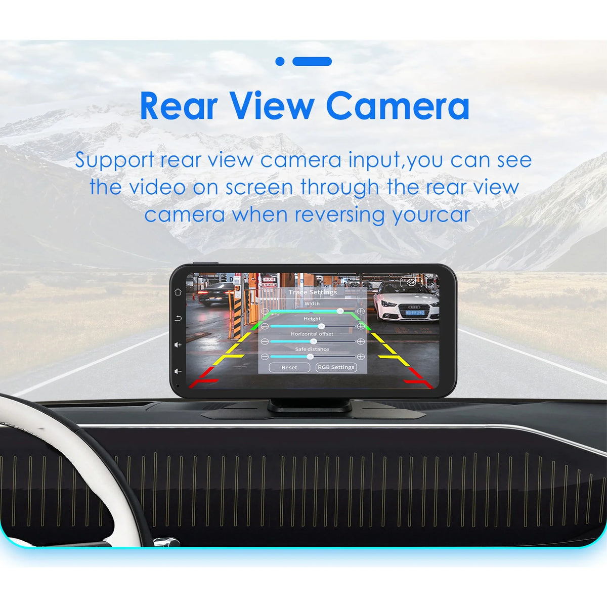 Audio 360° 6.25" Wireless Support Bluetooth Backup Camera GPS With Navigation Car Auto Stereo Receiver Carplay Radio Touchscreen Ossuret Adjustable Android