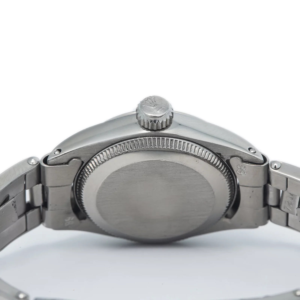 6618 Ladies Stainless Automatic Silver Oyster 24mm Dial Watch Perpetual