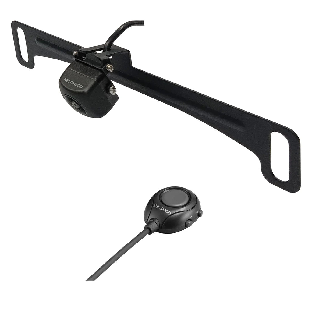 Mounting Multi-Angle View Camera with DMX908S Rear with CMOS-320LP Kenwood Receiver MultiMedia Plate License