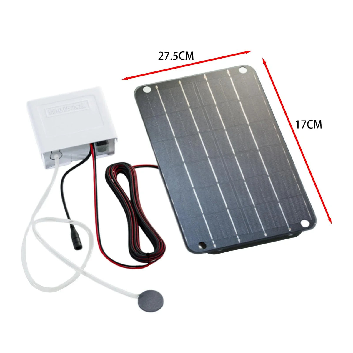 Oxygenator Air Powered Silent Pump,Aquarium Pond Air simhoa Pond Hydroponics Solar Pump Aerator Solar Eco Friendly,6V Pump for Solar