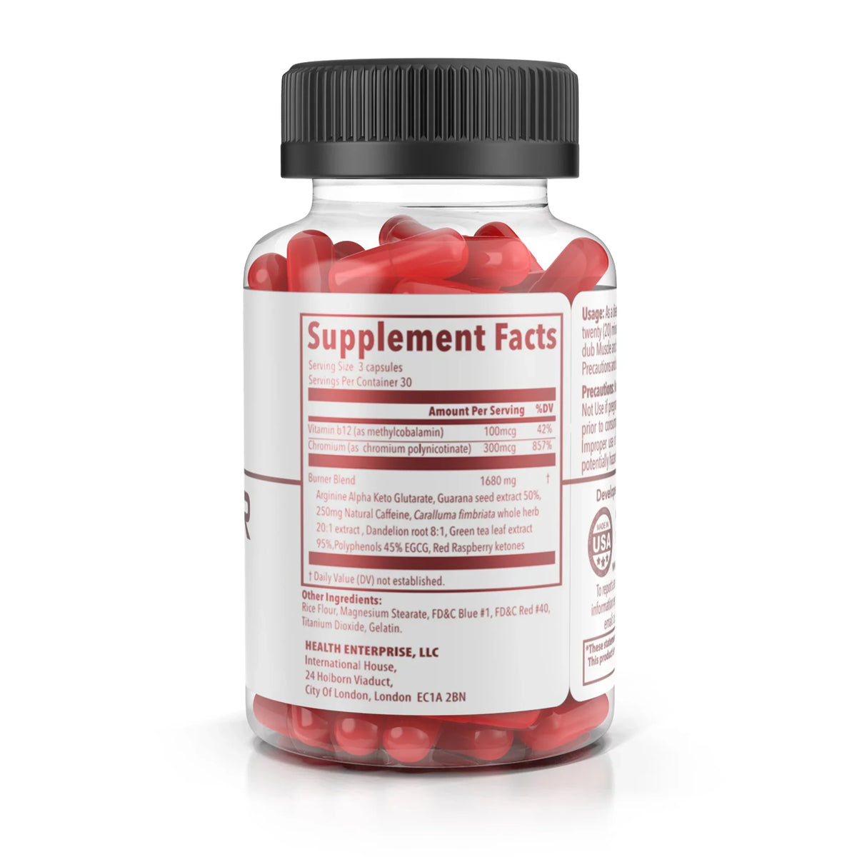 Energy Fat | Boost Loss Burner Natural 90 Intense | count | and Weight Metabolism