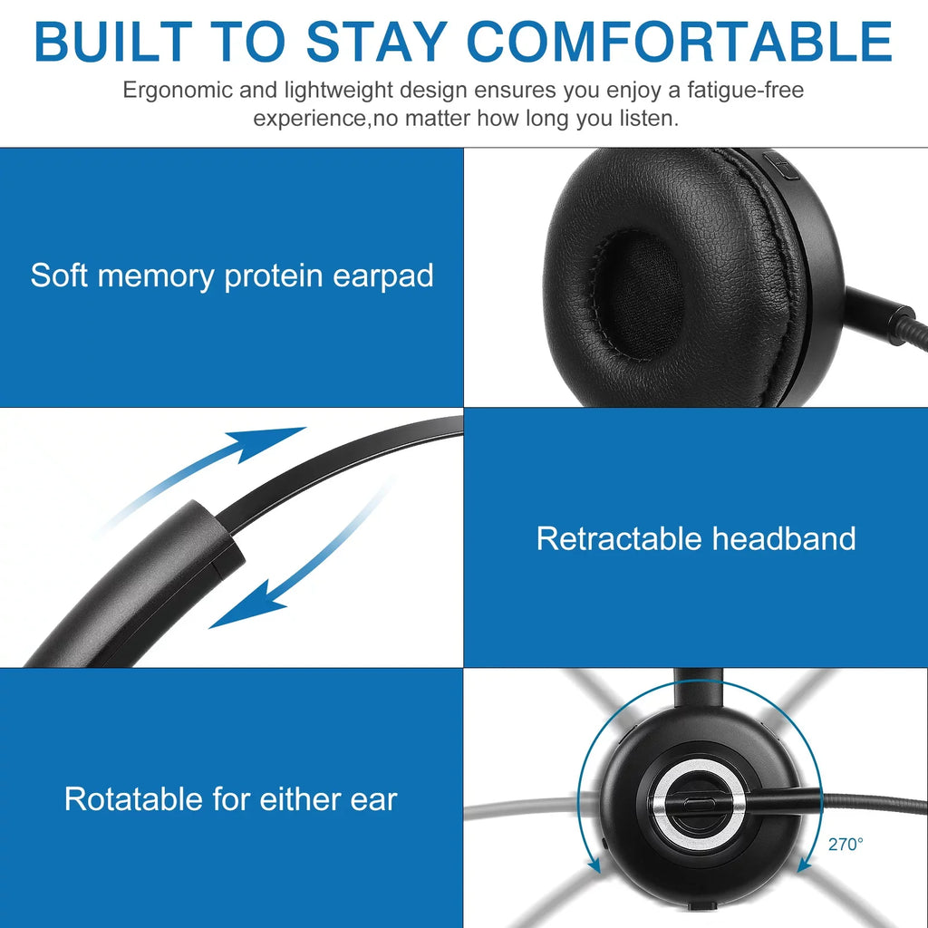 UX-M97 Phone Mute With Charging Wireless Comfortable Lenovo Cell with Headset, Mic Charging Noise Wireless Microphone, with Bluetooth for Headset Base Function Isolation Headset Dock Z5