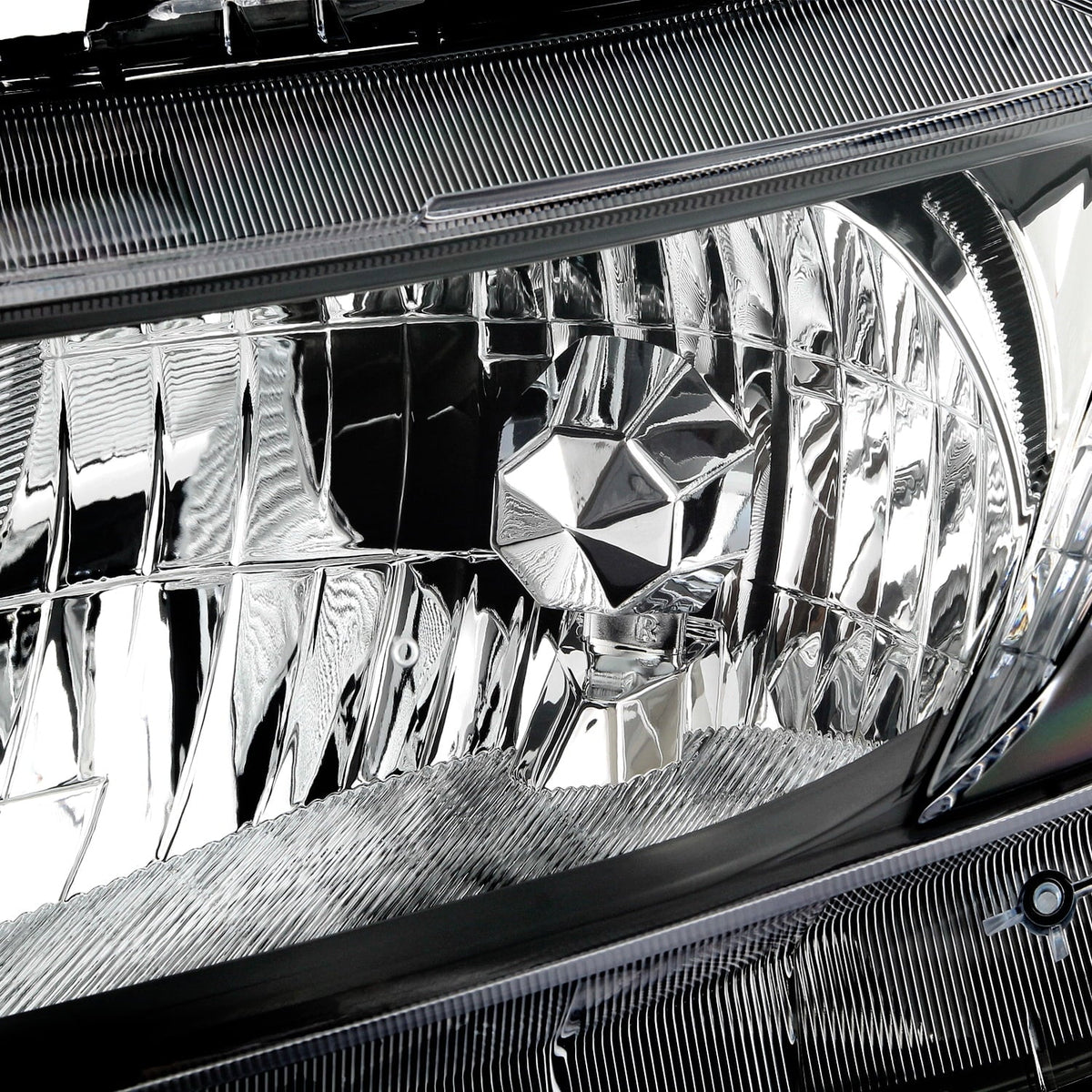Fits Coupe - Headlamps Honda 2012 2013 Pair Chrome Sedan 2014 12-13 2015 [Halogen Left+Right AKKON Civic Type] Headlights