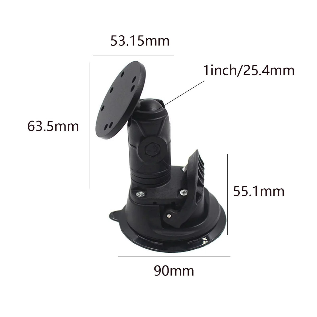 Deck Bracket Plate for Boat Depth Holder 1inch Replacement Ball Kayak Fish Universal Mounting Fish Mounted