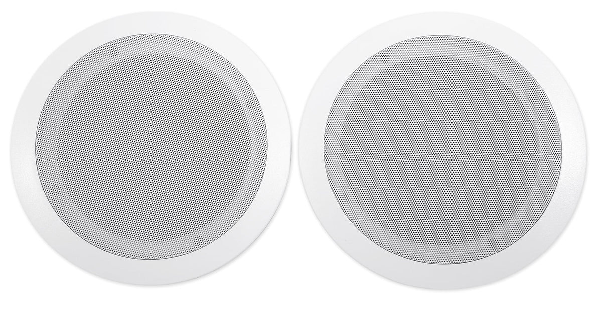 6-Zone JBL 3.5" Cube+2) Restaurant/Bar Amp+6) for and Speakers Ceiling White Pendant