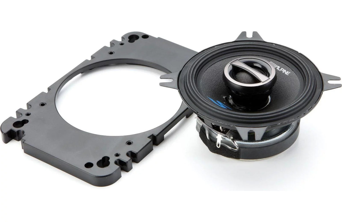 S-S40" Alpine Coaxial S-Series Set 2-Way Speaker - 4