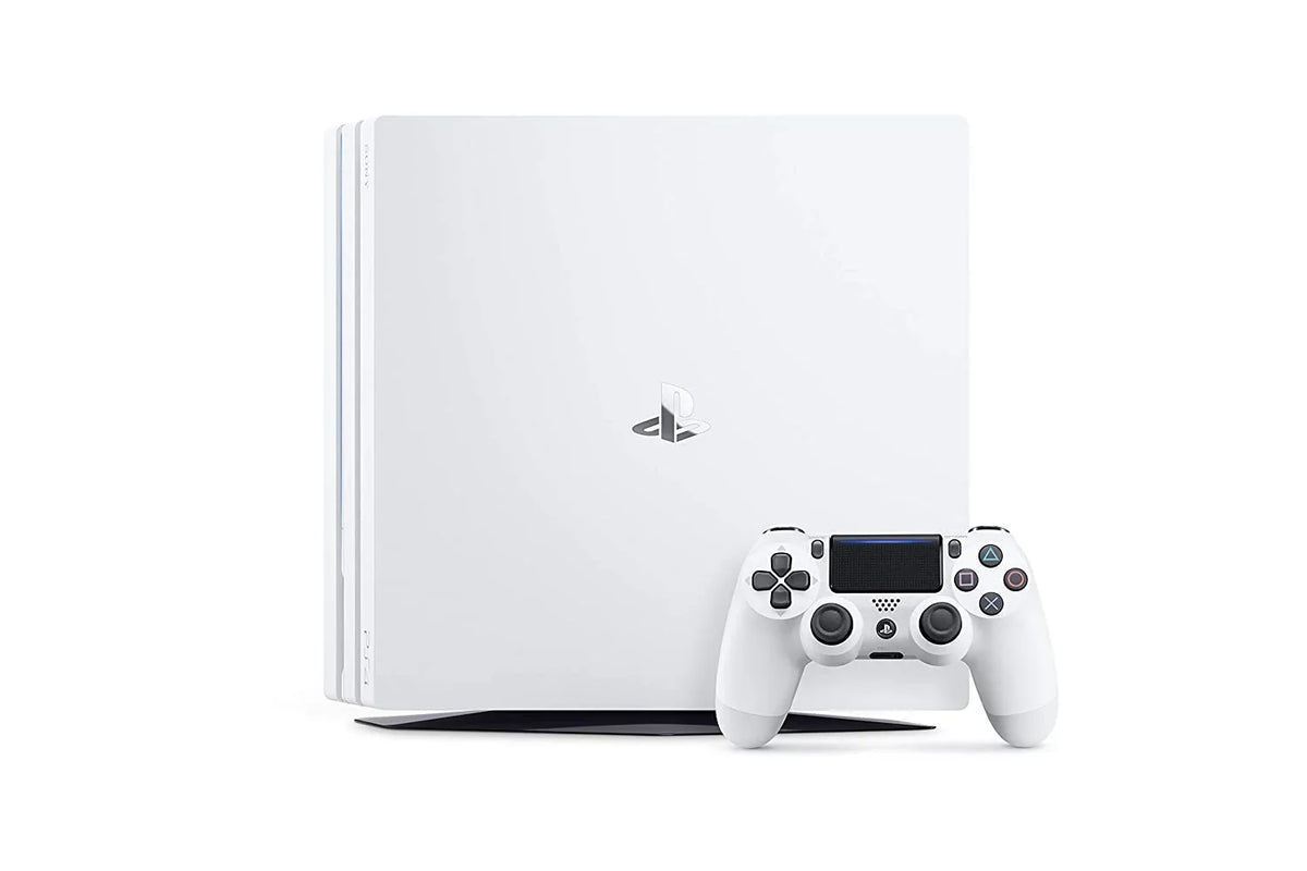 PlayStation 4 Console With White Like 500GB Original AXTION + New Earbuds Microphone Gaming Matte Bundle BOLT Gaming