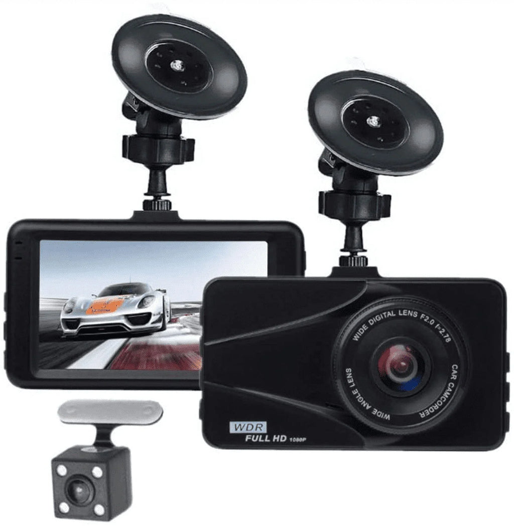 Dash Plus LCD Wide Recorder Recording G-Sensor, Video 170° Travel Loop Screen WDR, Angle, For Dual 3" Cam Detection Workhorse T670 DVR Images HD Motion Excellent Full
