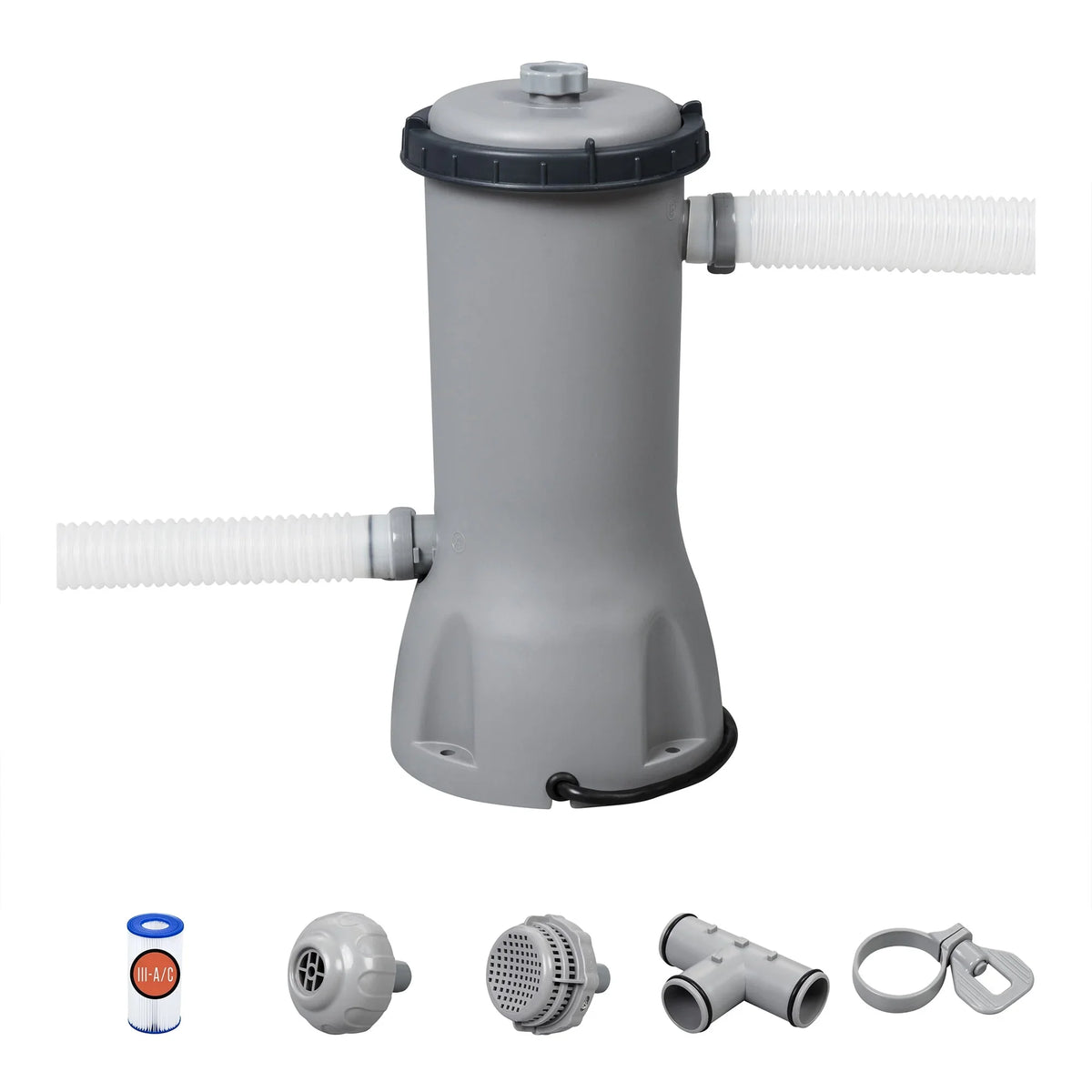 Pool 58390E Swimming for Filter Above GPH Flowclear 1500 Pump Bestway Ground