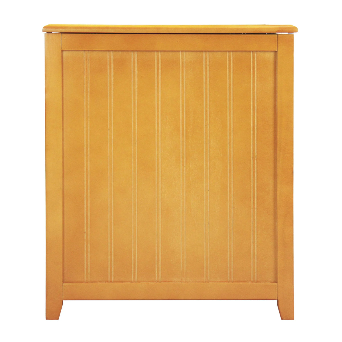 Interior Wood Natural Rectangular Hamper Oceanstar Finished RHP0109N with Bag Laundry