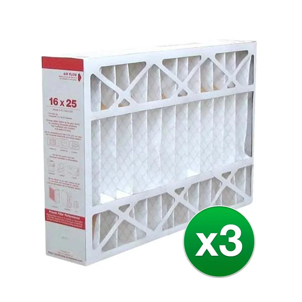 Honeywell HW1625-8R MERV Fits Air Filter Pack) (3 16x25x4 11 REP Furnace