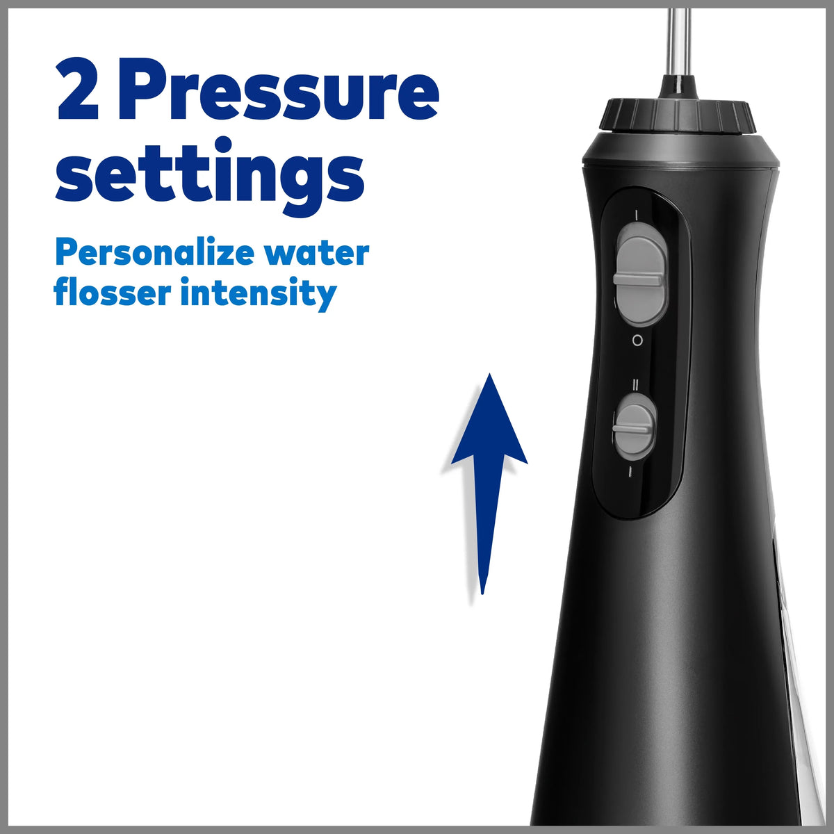 Black Waterpik Oral Portable liquid Cordless Plus Flosser Irrigator,