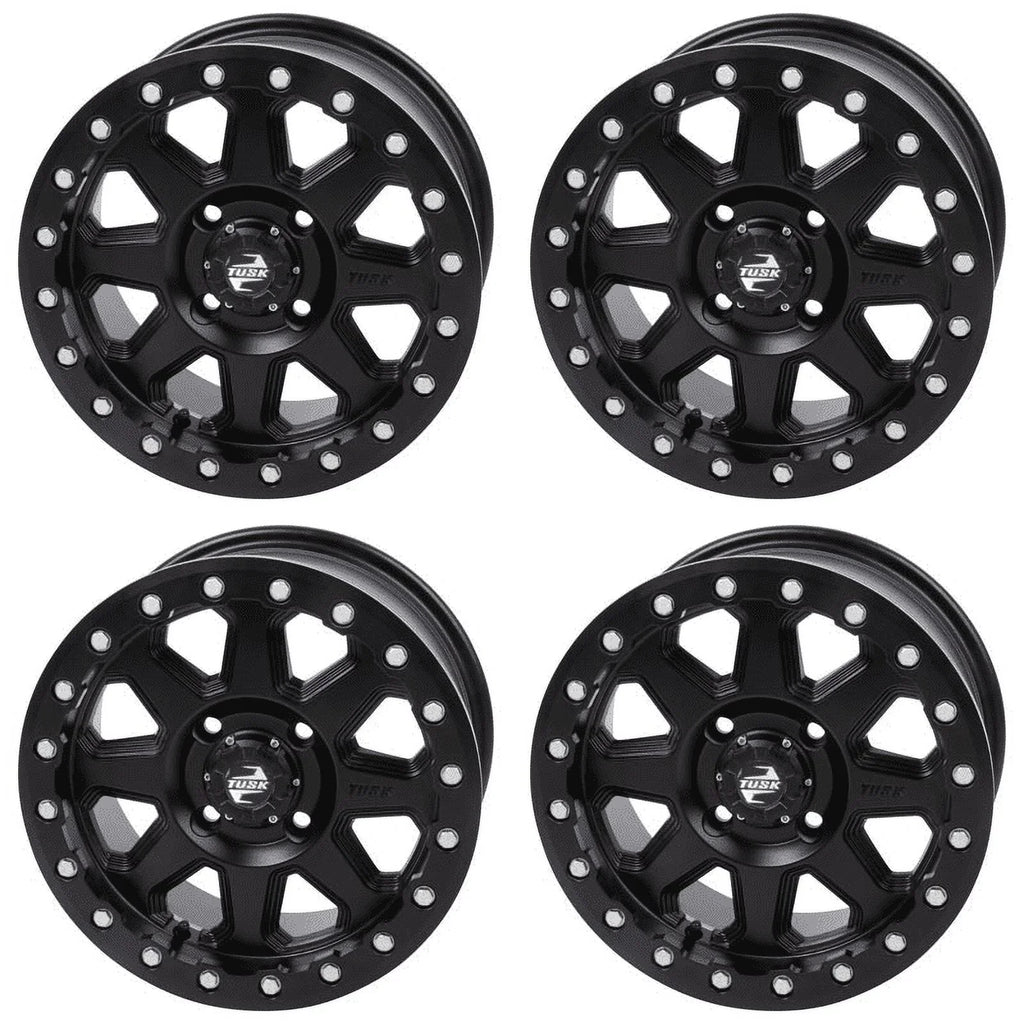 For Hd10 + Can-Am Tusk Wheel 4/137 Black Xt Defender Uinta Beadlock 2020-2023 (4 15X7 Pro 6.0 Matte Pack) 1.0
