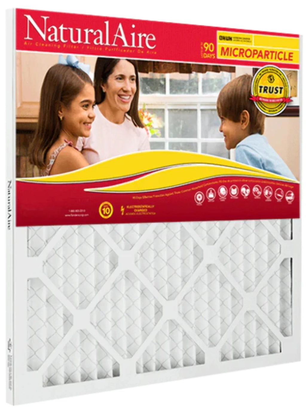 MERV pack) Microparticle 10x10x1 85156.011010 NaturalAire Filters (12 10