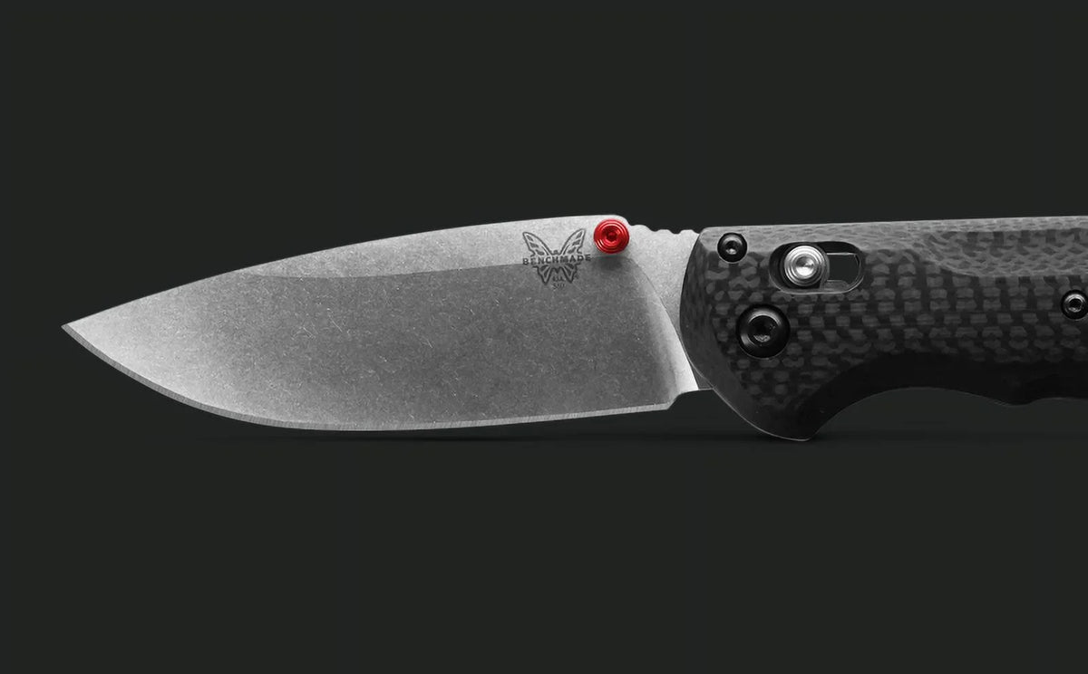 Steel Drop-Point Benchmade 560-03 Folding Fiber Carbon Freek Knife Pocket Blade Stainless 3.6"
