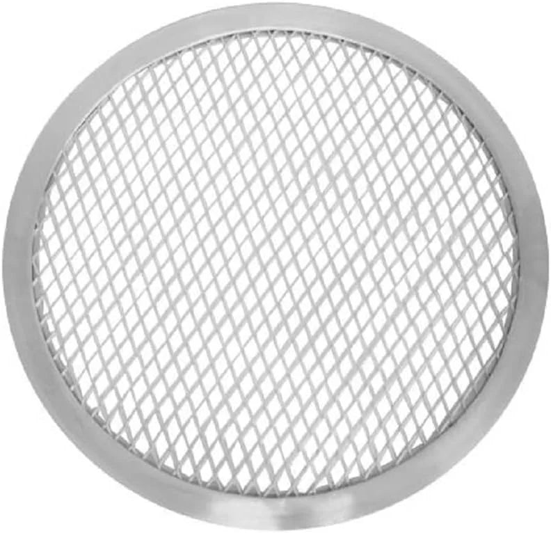 Rim- 2 for Restaurants Pizza & Screen Screen Seamless Round 14” Pan of Home Kitchen Round Pizza Baking Tray Tray Set Pizzeria TrueCraftware- Pizza Bakeware Aluminum Baking