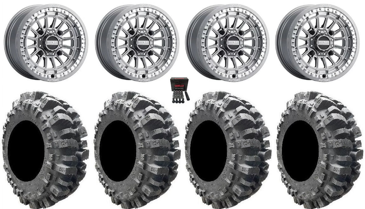 Honda / MetalFX Bogger Talon 1000 Pioneer 31" CC 15" / Gm X3 Wheels Tires Delta Bdlk Maverick Can-Am