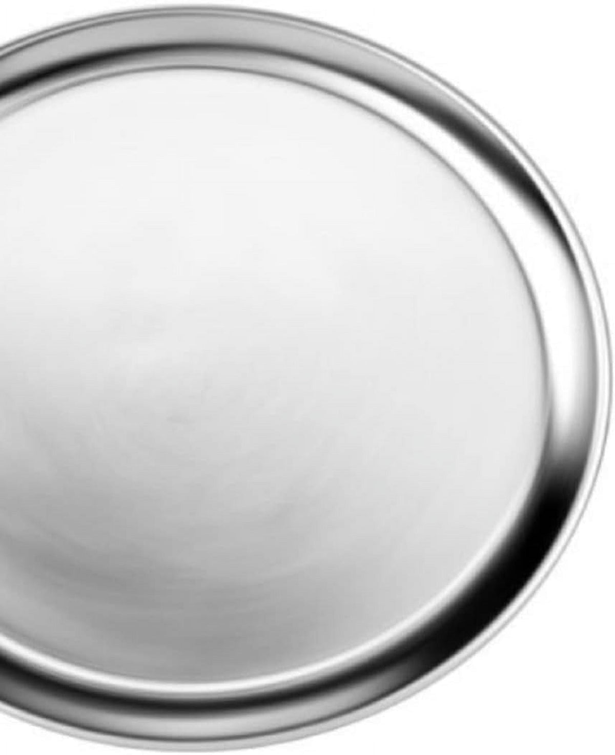3 Wide Rim- Tray Pizza TrueCraftware- Set Baking Pan Bakeware Aluminum Pizzeria & Restaurants Tray Baking Pan for 15” of Home Tray Pizza Round Round Kitchen Pizza Tray