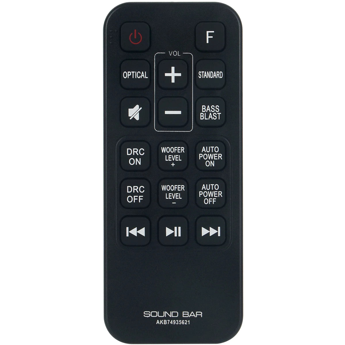 AKB74935621 for Control SPJ2B-W Sound LG Replacement Wireless SJ2 Remote Bar