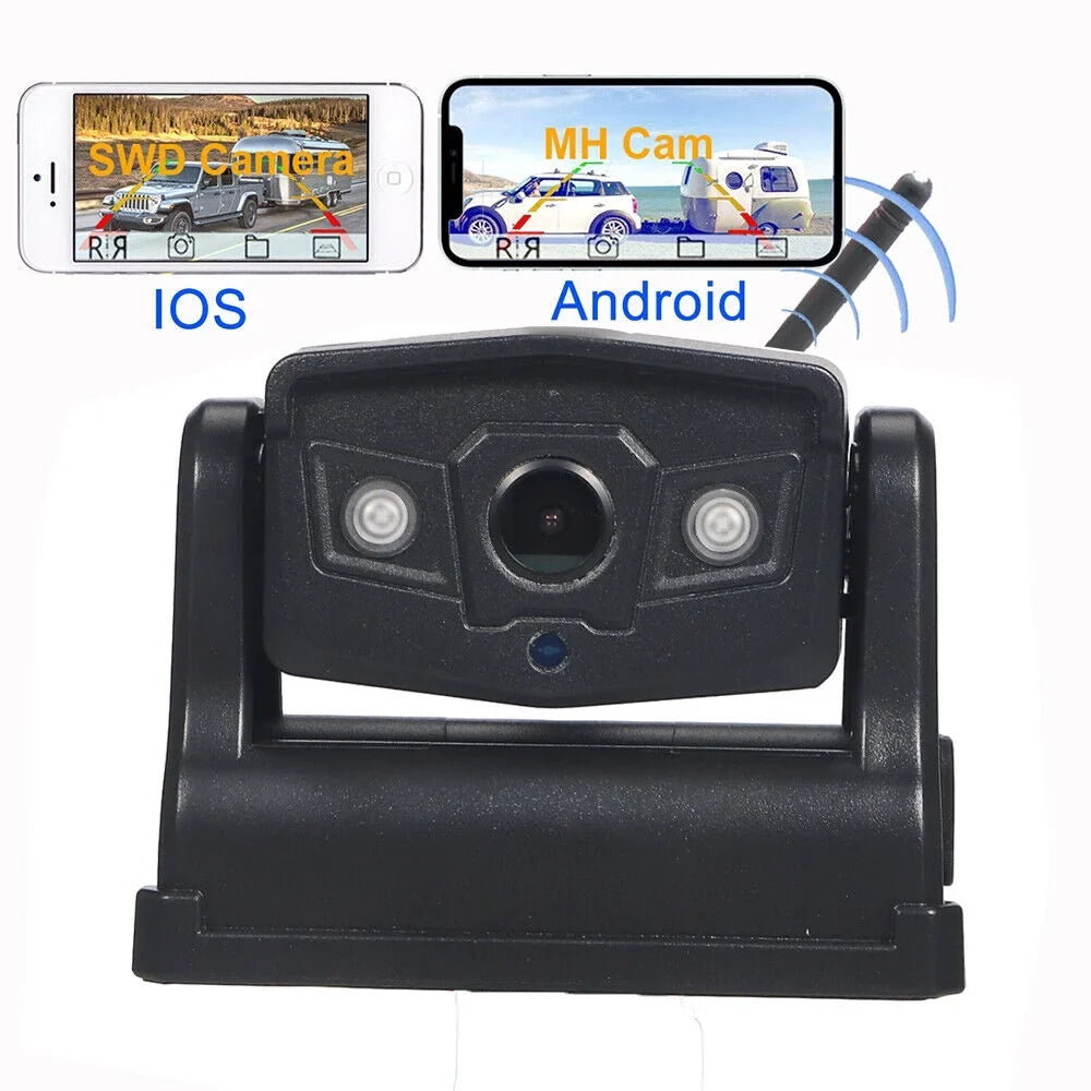 Front/Rear Camera, JLLOM 9600mAh Backup Reliable WiFi Battery, Wireless, View Magnetic