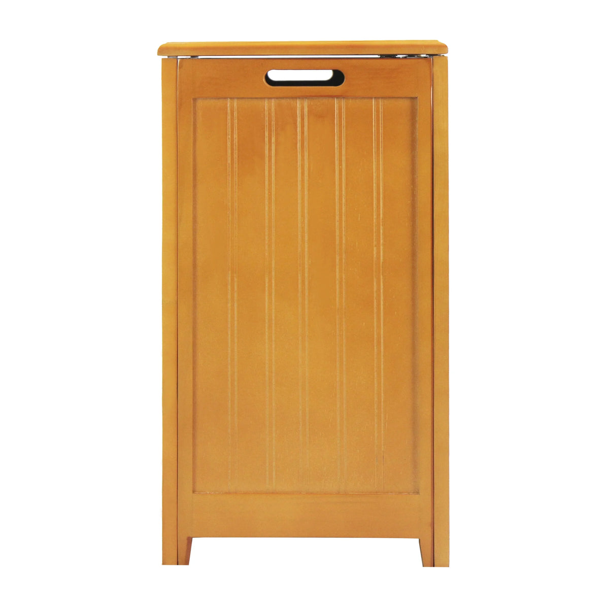 Interior Wood Natural Rectangular Hamper Oceanstar Finished RHP0109N with Bag Laundry