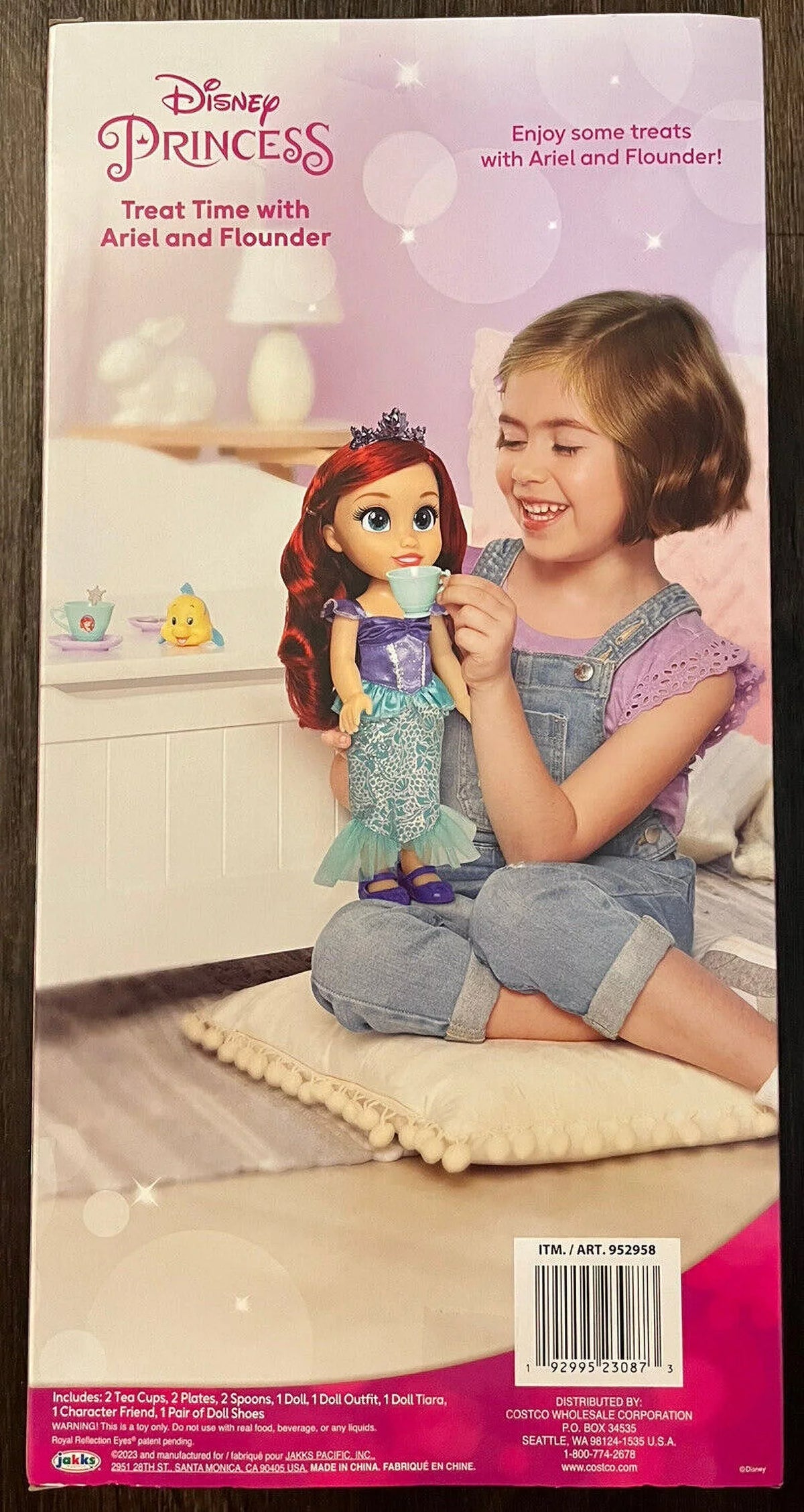 Flounder with Time Ariel Princess Treat and Doll Disney