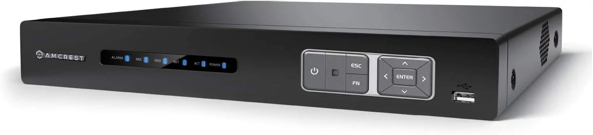 Analog 4K Recognition, IP Cameras, Smart Amcrest Camera DVR & DVR, AI Human Face System Channel Vehicle Security (AMDV5116-I3) for AI Recorder, DVR Detection 16 & AI Amcrest Cameras Security