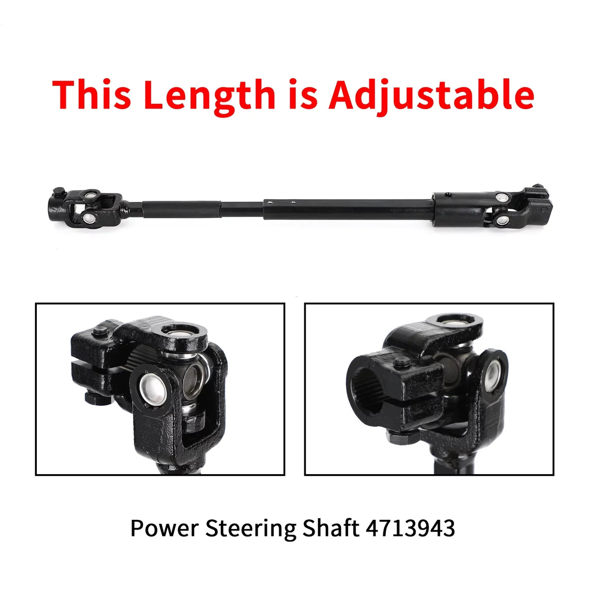 For Power JCXJ84 XJ Jeep 4713943 Shaft Steering Cherokee 1984-1994