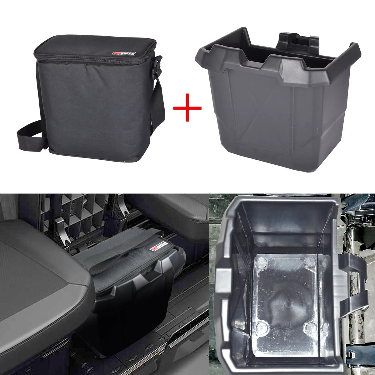 Cooler -2022 Max Storage Cooler Can Underseat Storage Fit UTV Under Removable for Bag Am Defender Seat 2016 Box Bin