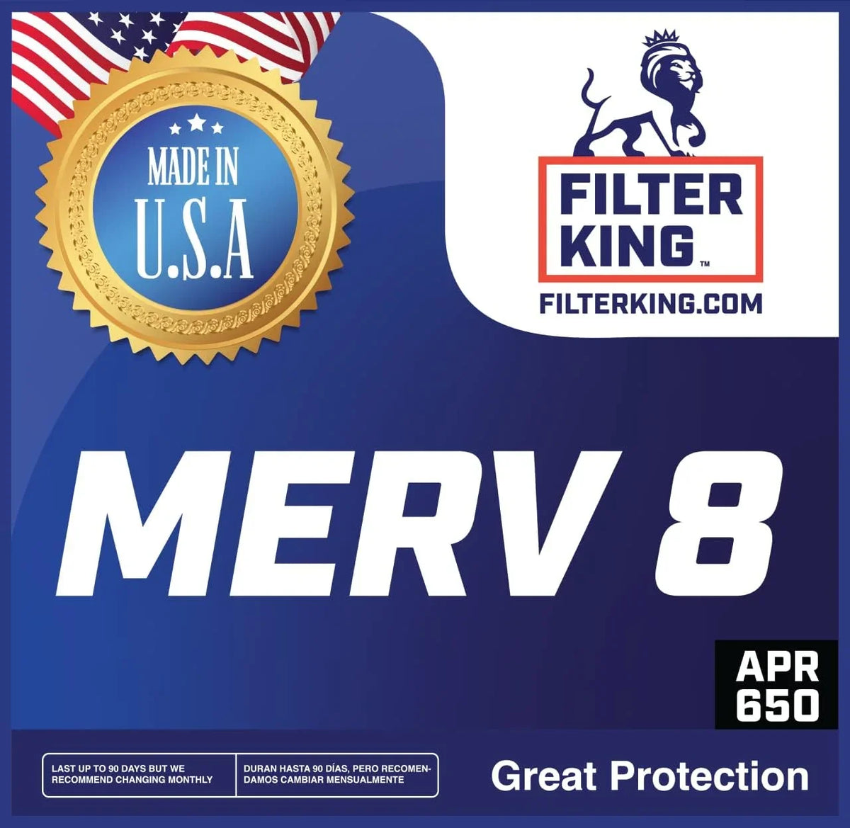 | MERV 4-PACK Furnace | Actual dimension: x Air 39x12.5x1a | Filters Pleated USA | King Filter HVAC .75" 12.5 A/C Filter x MADE 8 IN 39