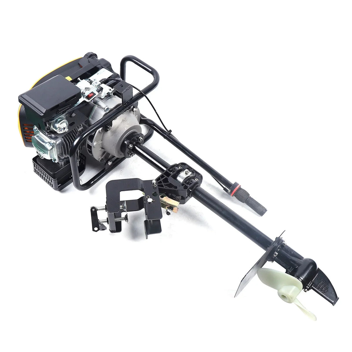 Engine Boat Boat 9 TAS Outboard System Motor Ignition 4 CC Air Cylinder Heavy 225 Stroke Cooling Miumaeov Engine 3600 r/min Single HP Fishing Marine Duty with Engine