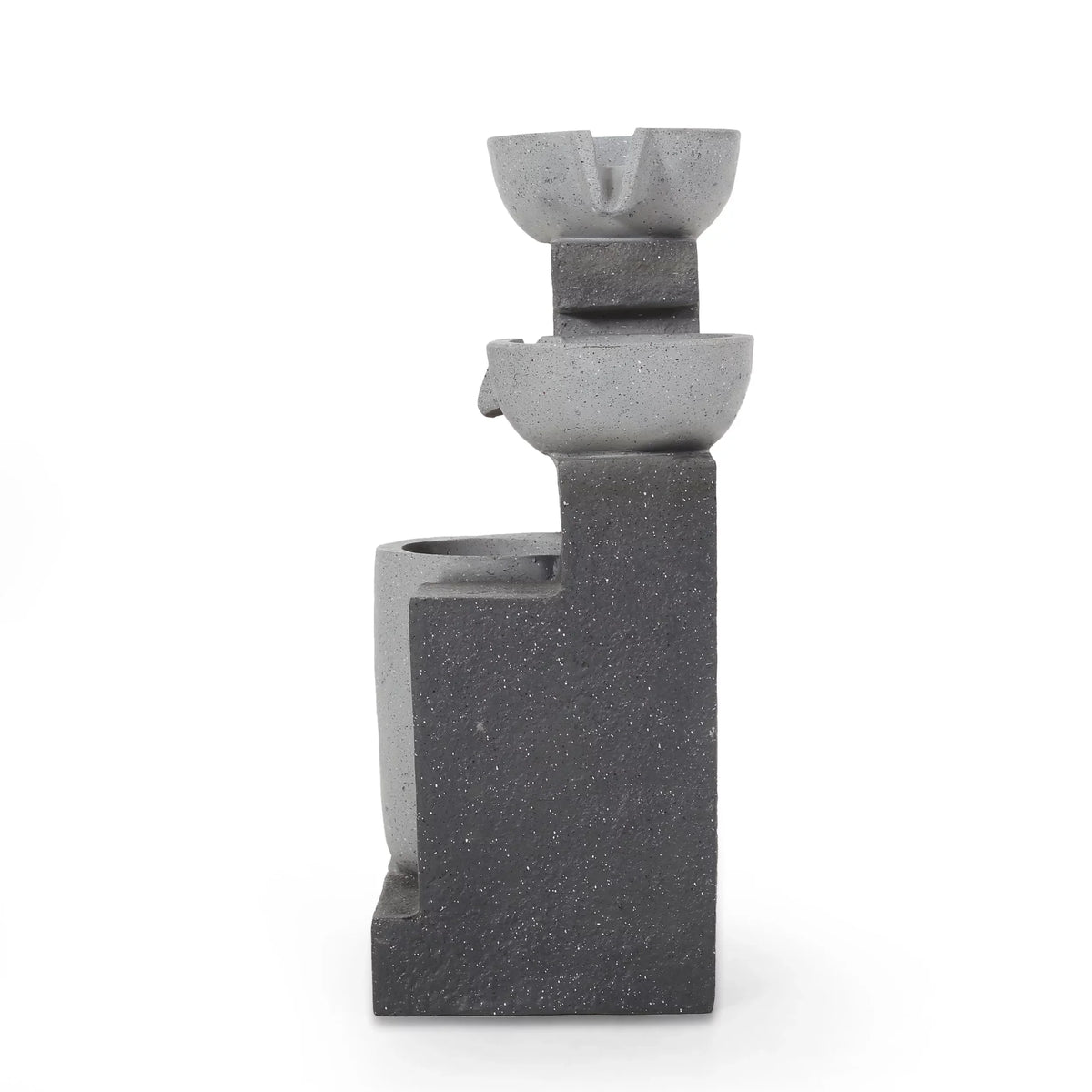 Colquitt exterior Tier 3 Multi-Gray Modern Fountain,