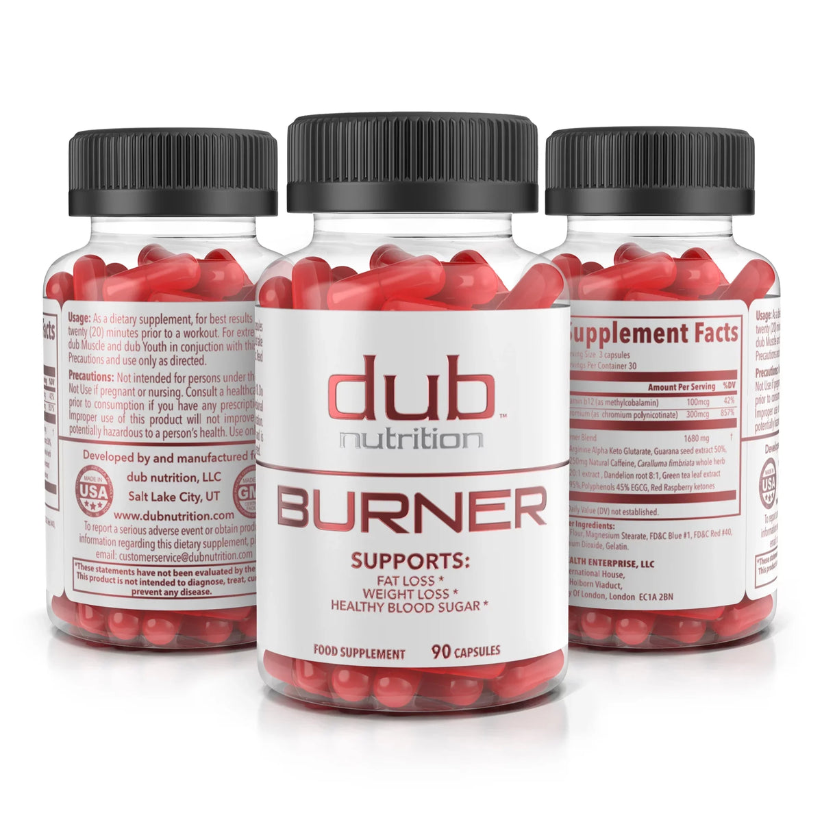 Energy Fat | Boost Loss Burner Natural 90 Intense | count | and Weight Metabolism