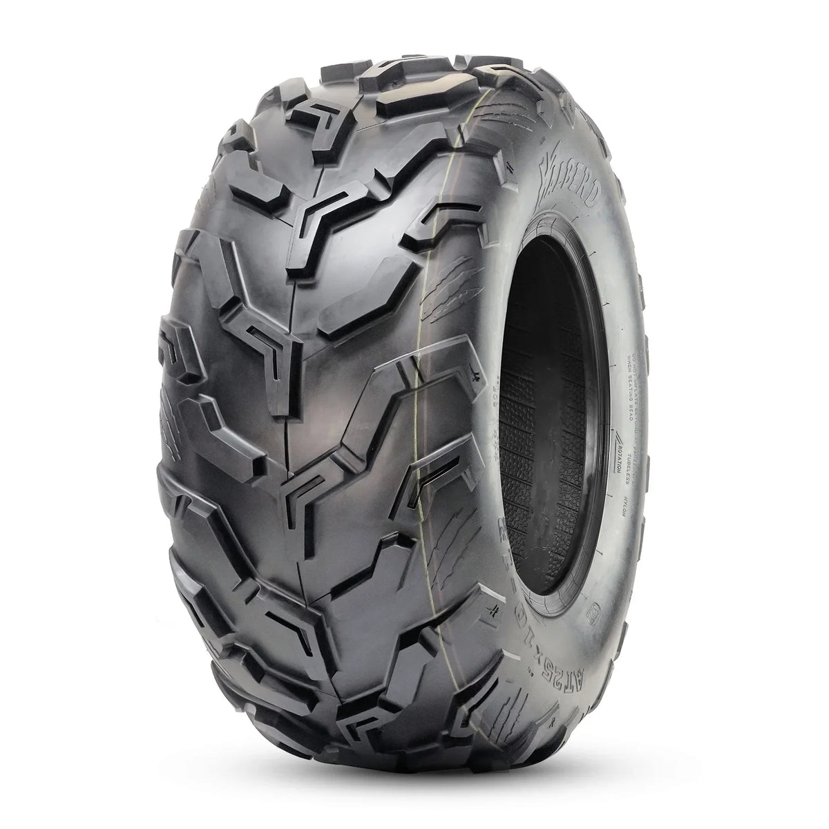 Set of 25x10-12 4 Rear 25x8-12 Front Tire & Road 6PR ATV/UTV off All Terrain Trail Sand Tires HALBERD