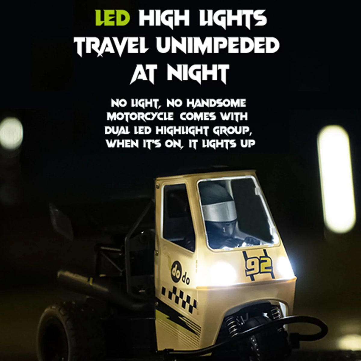 Control Toy, Function, with Model Remote Thrilling Action Light Pinnaco Racing High Motorcycle for Speed Spray