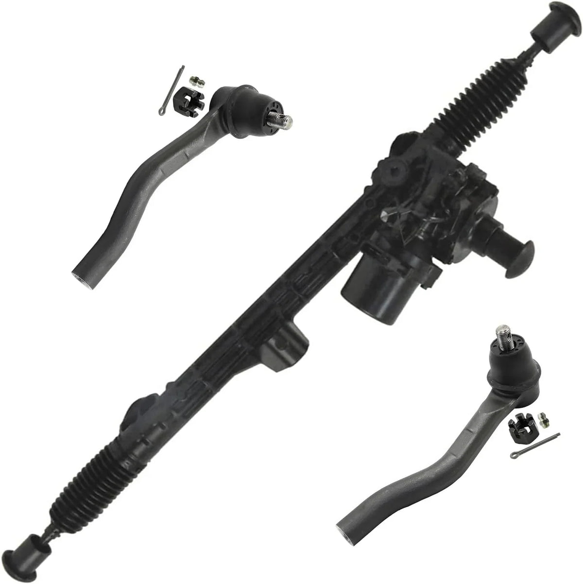 2015 Pinion 2.4L Kit 2014 Electric 2016 Rack for and Honda 2 Rods and Outer Pinion Steering Replacement 2013-2017 Steering Assembly Detroit Rack Tie Power Accord Axle -