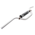 Handlebar Aluminum 2000 Silver 7/8" LX4 SX T-10 Bend Mini For Tusk LEM