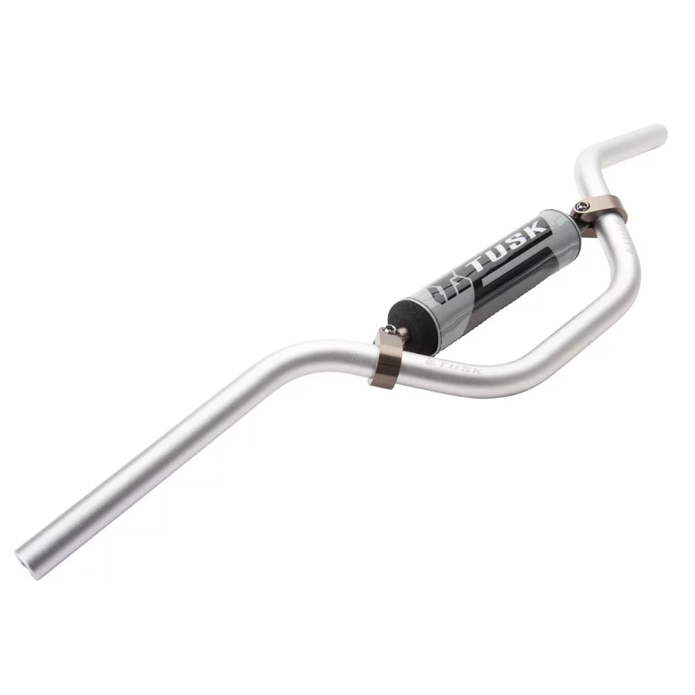 Handlebar Aluminum 2000 Silver 7/8" LX4 SX T-10 Bend Mini For Tusk LEM