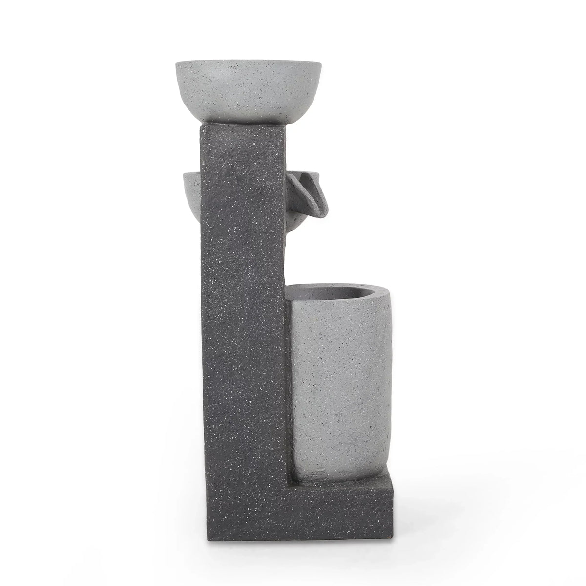 Colquitt exterior Tier 3 Multi-Gray Modern Fountain,