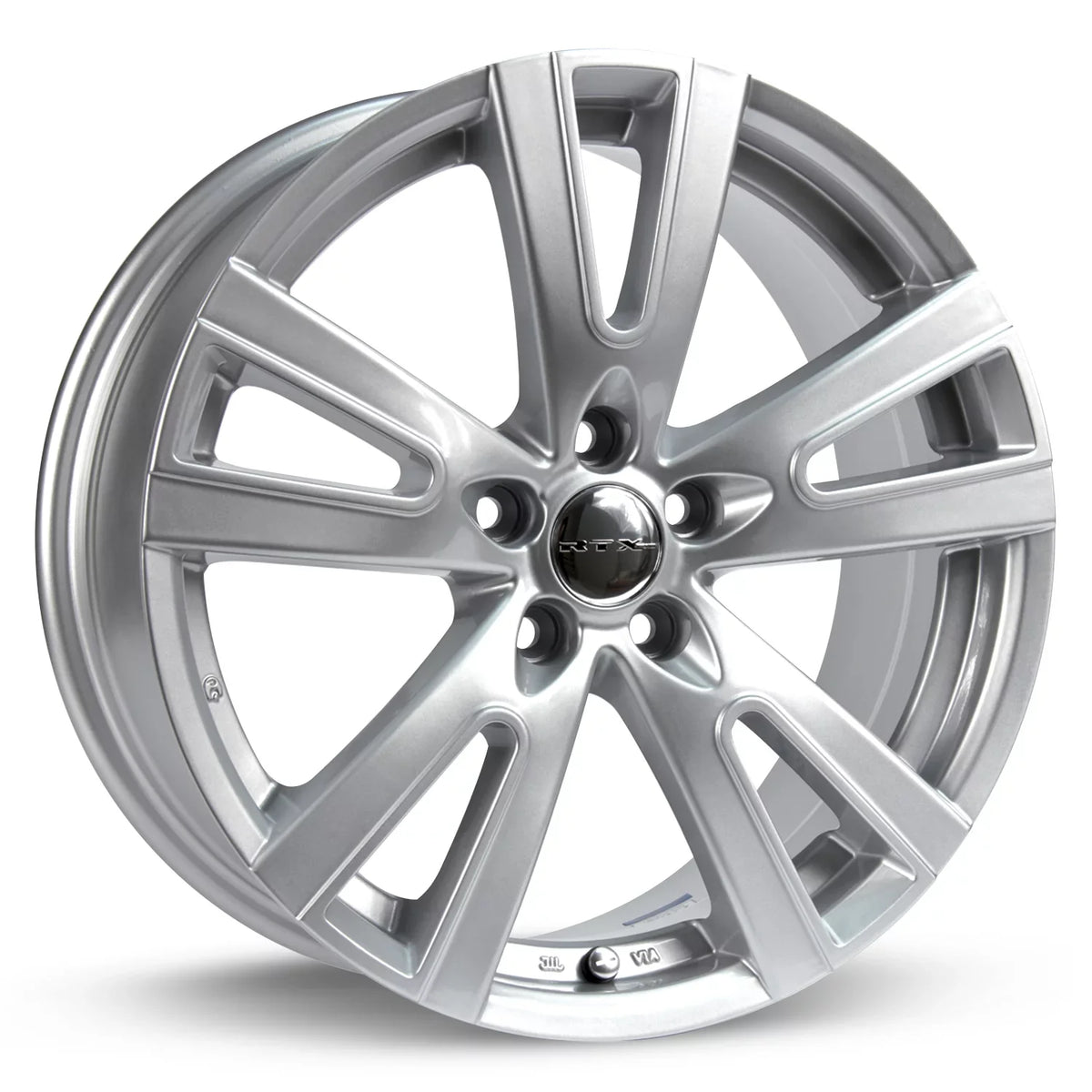 Silver RTX 5x105 16x6.5 Wheel ET39 Trek CB56.6