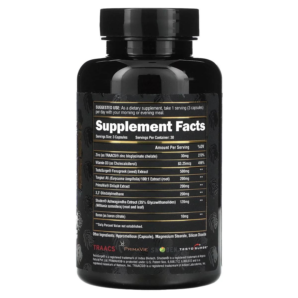 Lion Boost Capsules) Alpha Optimization, All Energy, (90 Ingredients Test, Male Drive, Hormone Premium Natural