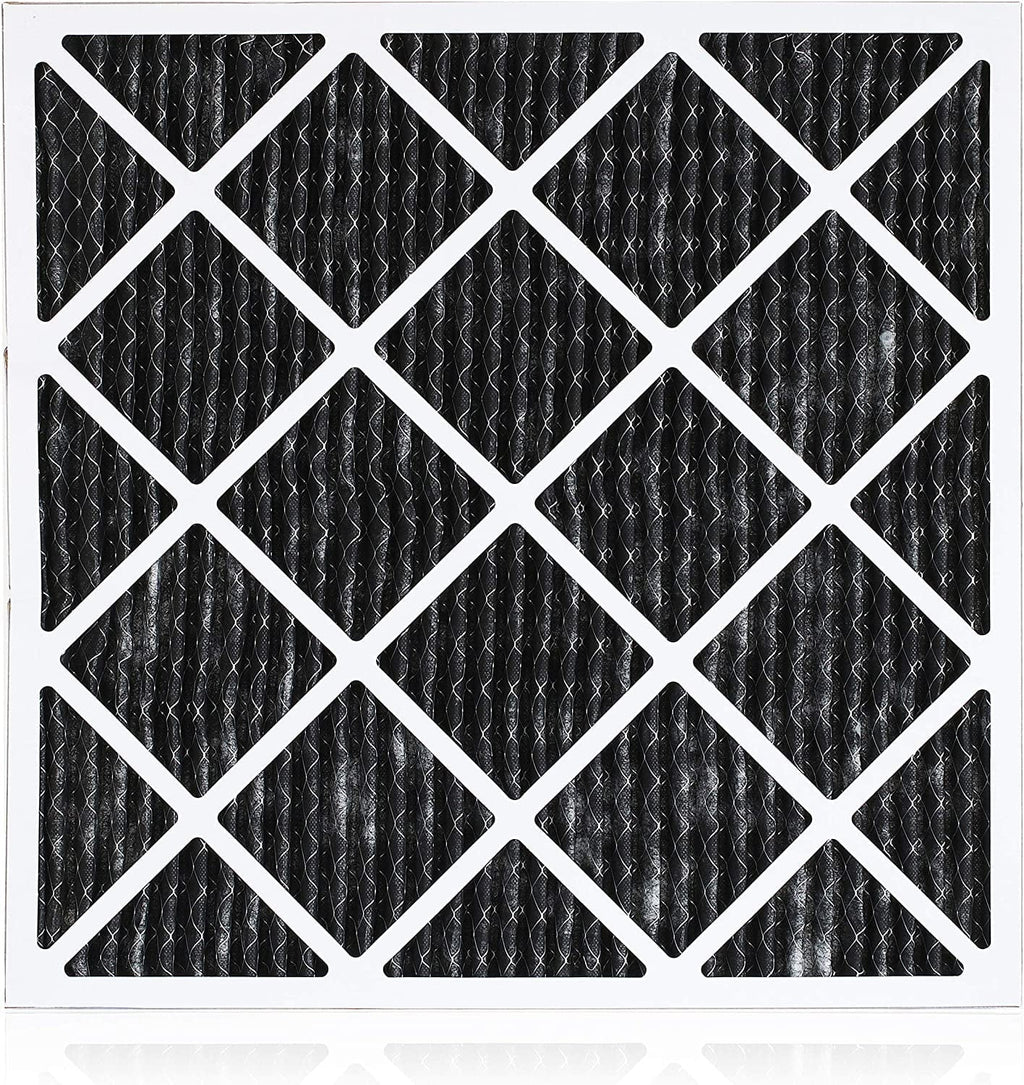 Pleated Activated HVAC AC 20x24x1 MERV Furnace Eliminator 8 with Filterbuy (12-Pack) Air Odor Carbon Filters