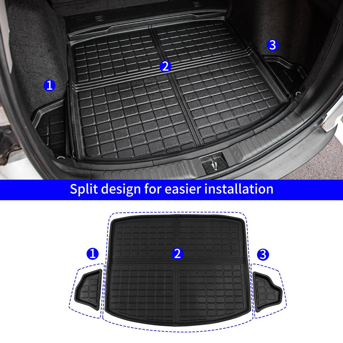 Mats 2017-2022 Liner Cargo Fit CRV Fuel Mats CR-V Floor Honda Floor Accessories (Trunk Mats) + 2021