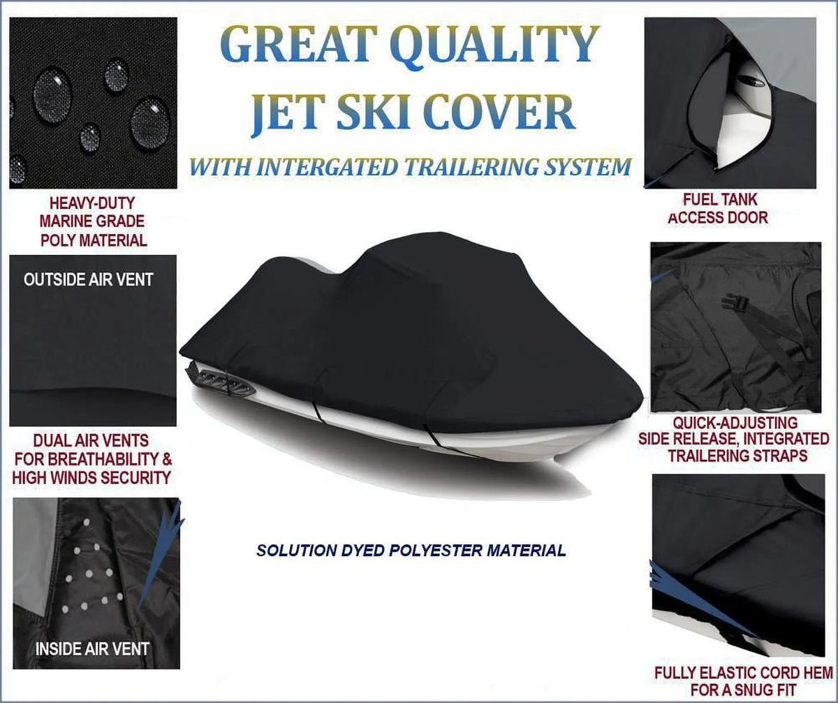 Cover OF THE JET 1998 YAMAHA TOP Compatible for SKI 1995 Jet Venture 700 BLACK LINE 1996 1997 Cover PWC Wave Ski