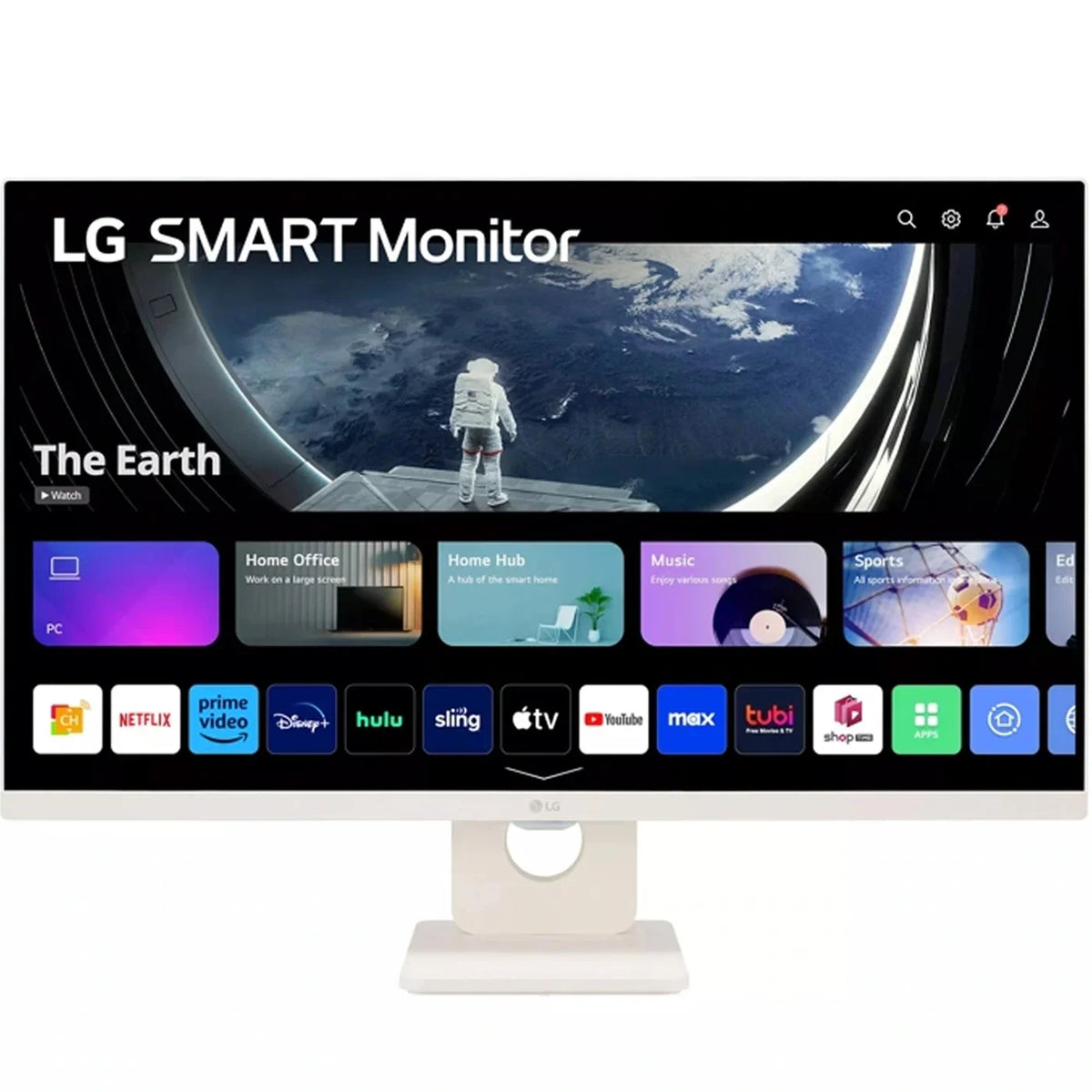FHD HDR10, Screen (Open 5Wx2 Share, Monitor, (HDMI, 2023 - Stand 23, Box) LG 27SR50F Type-A), webOS Smart Stereo Tilt Airplay Speaker, 27-Inch USB Bluetooth, IPS 2,